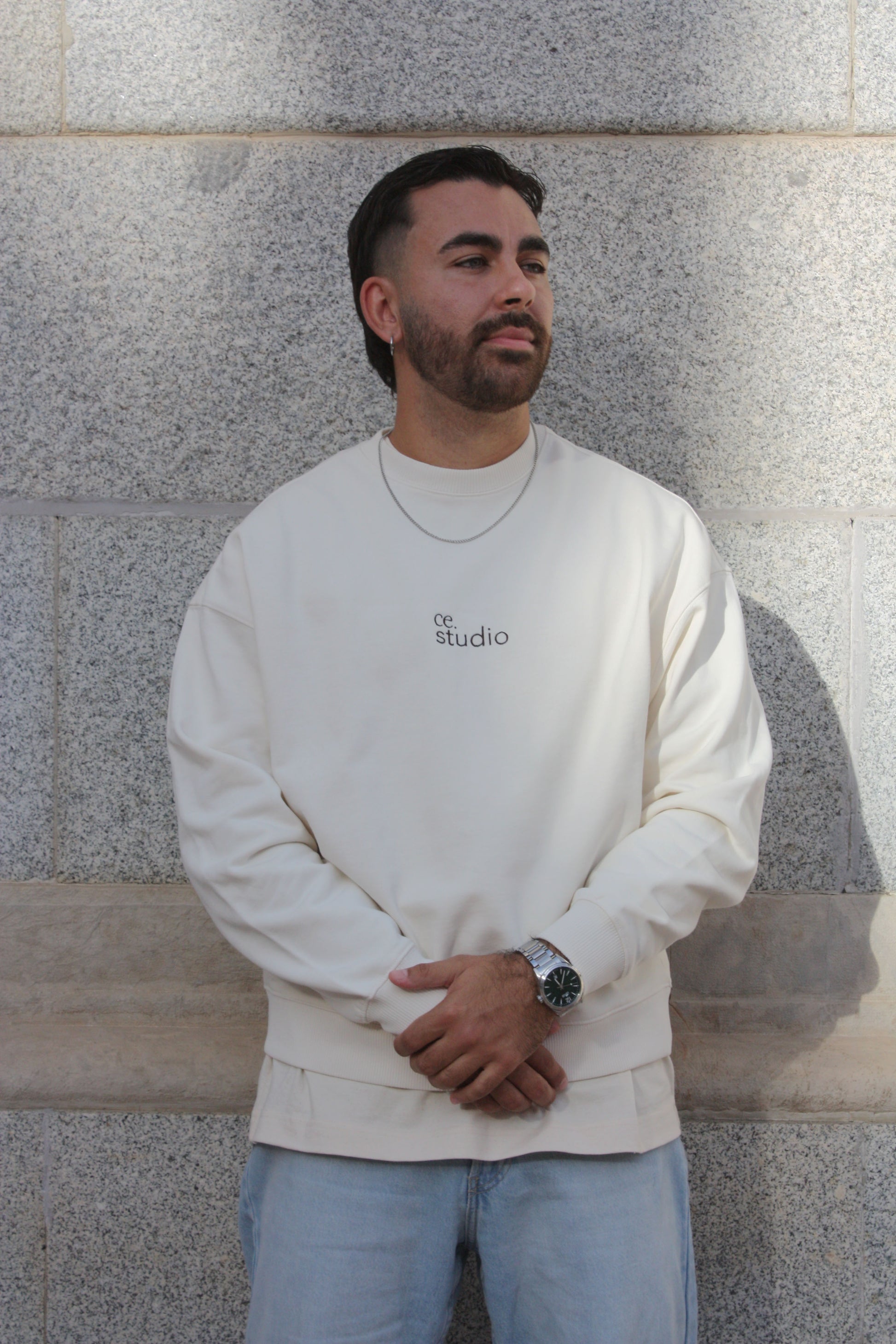 SUDADERA OVERSIZED ALGODÓN