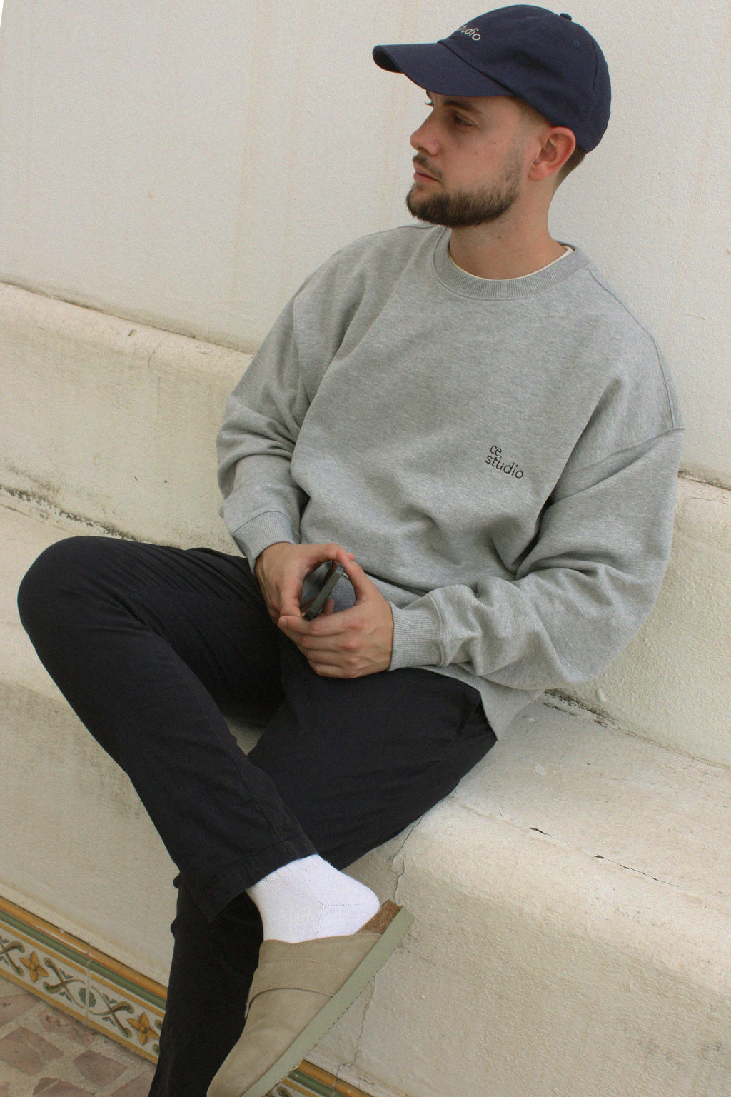 SUDADERA OVERSIZED ALGODÓN