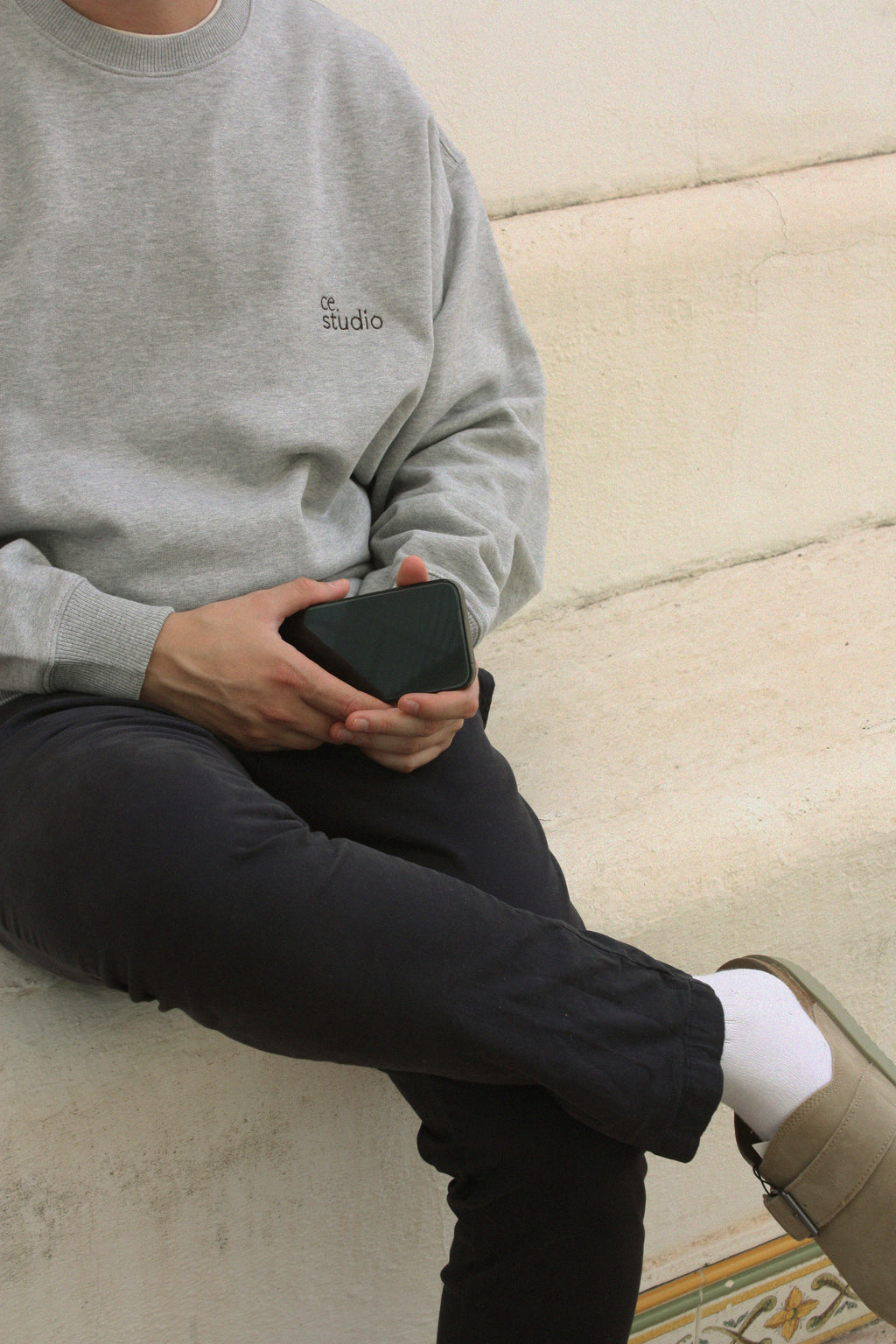 SUDADERA OVERSIZED ALGODÓN