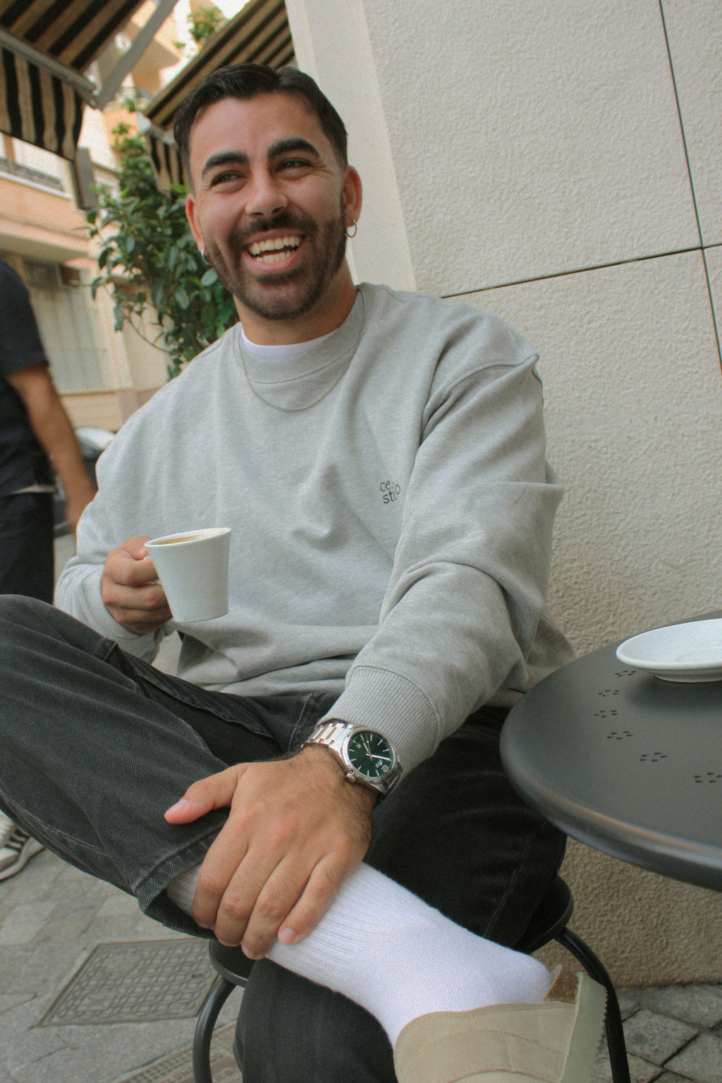 SUDADERA OVERSIZED ALGODÓN