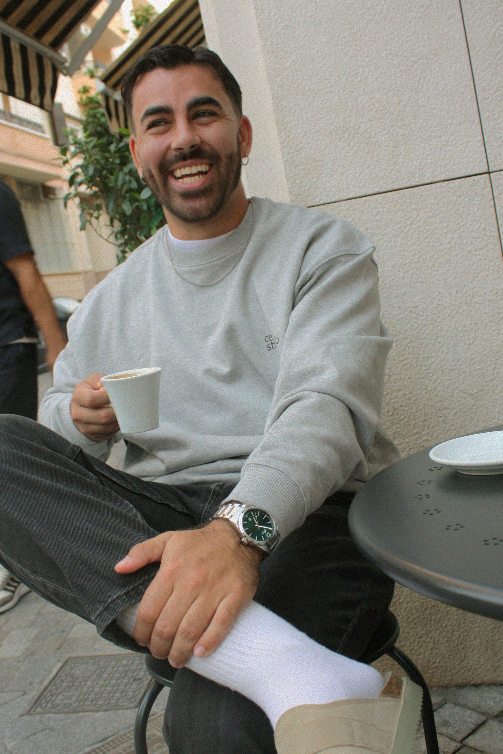 SUDADERA OVERSIZED ALGODÓN