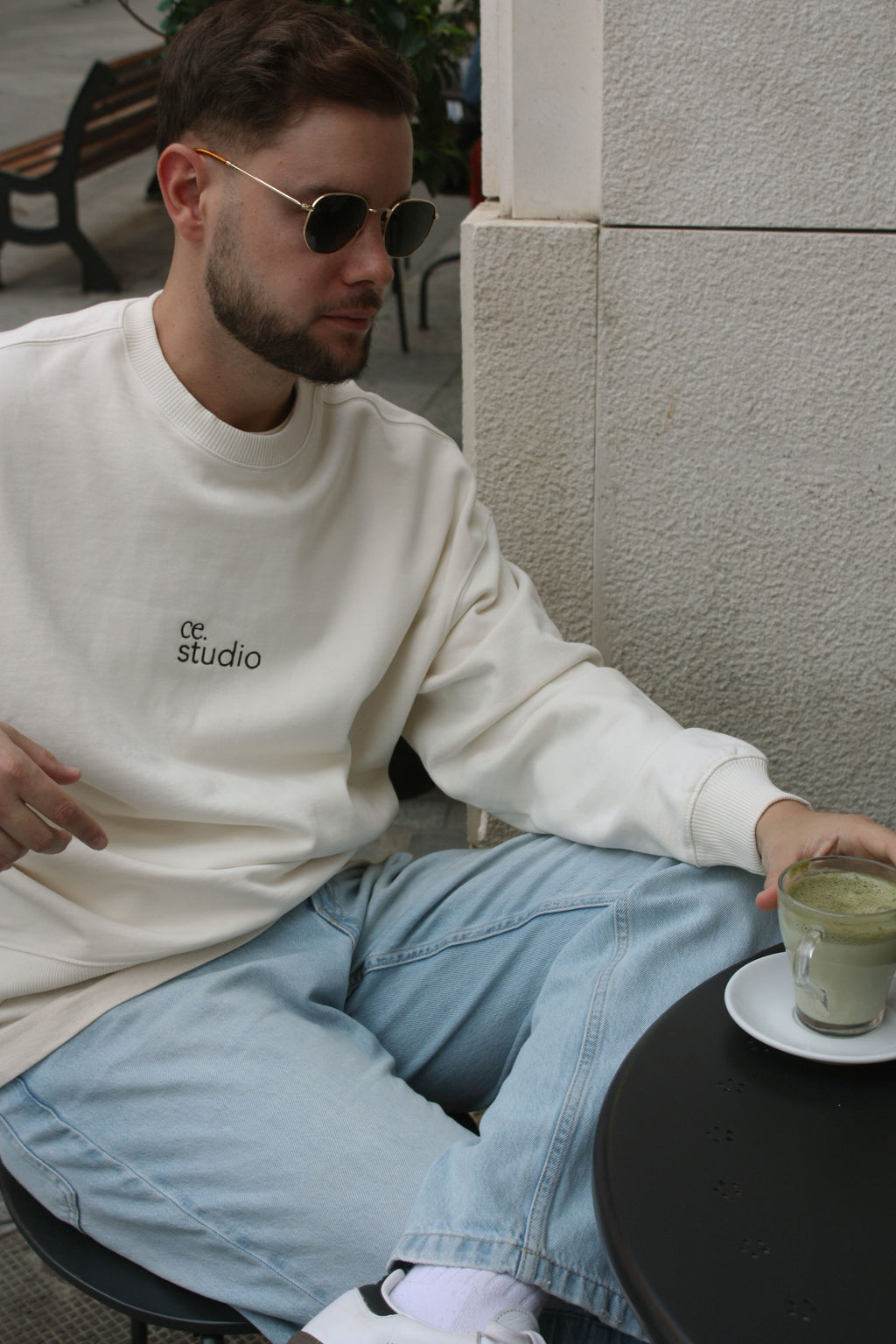 SUDADERA OVERSIZED ALGODÓN