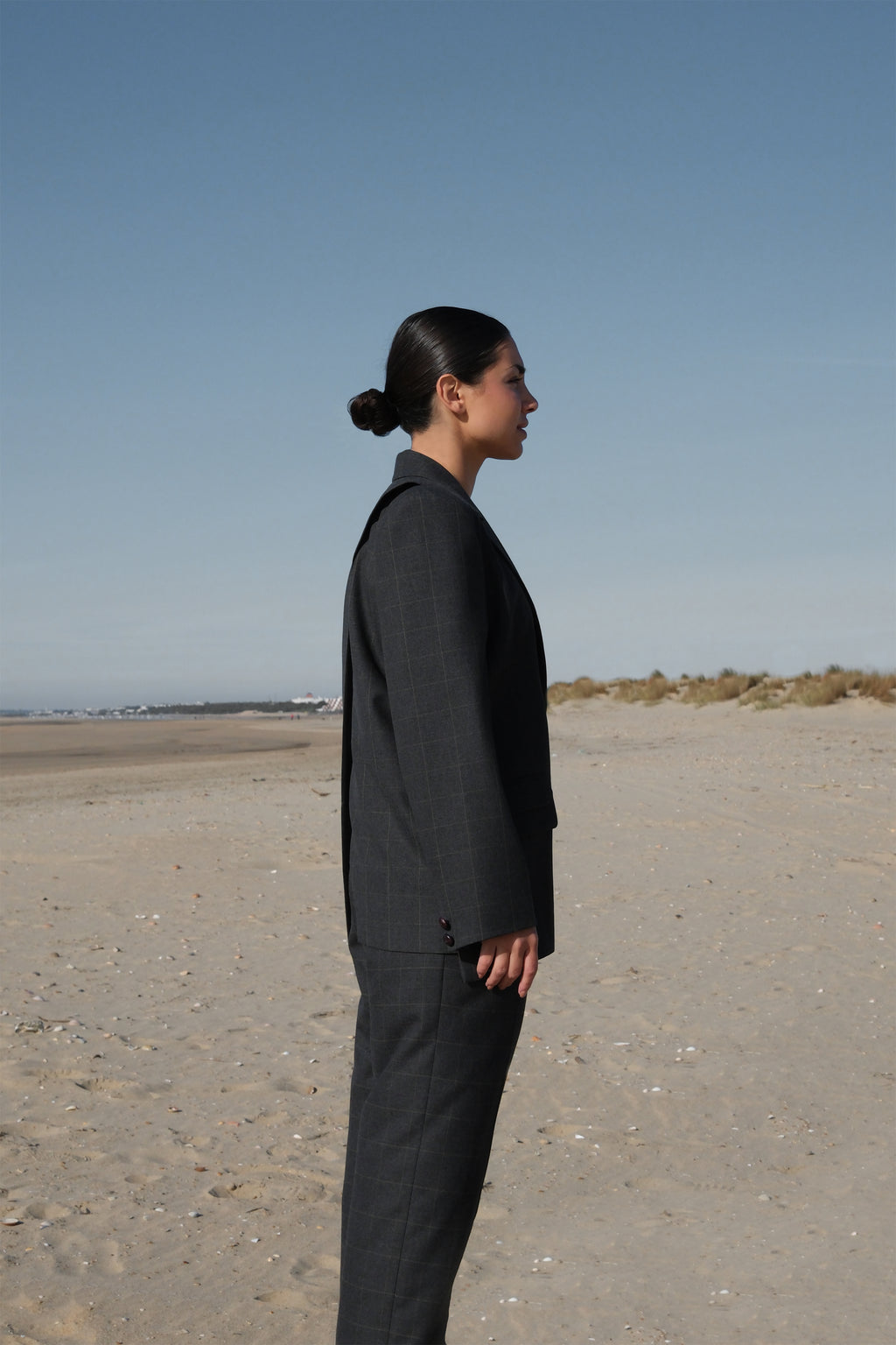 Blazer traje oversize