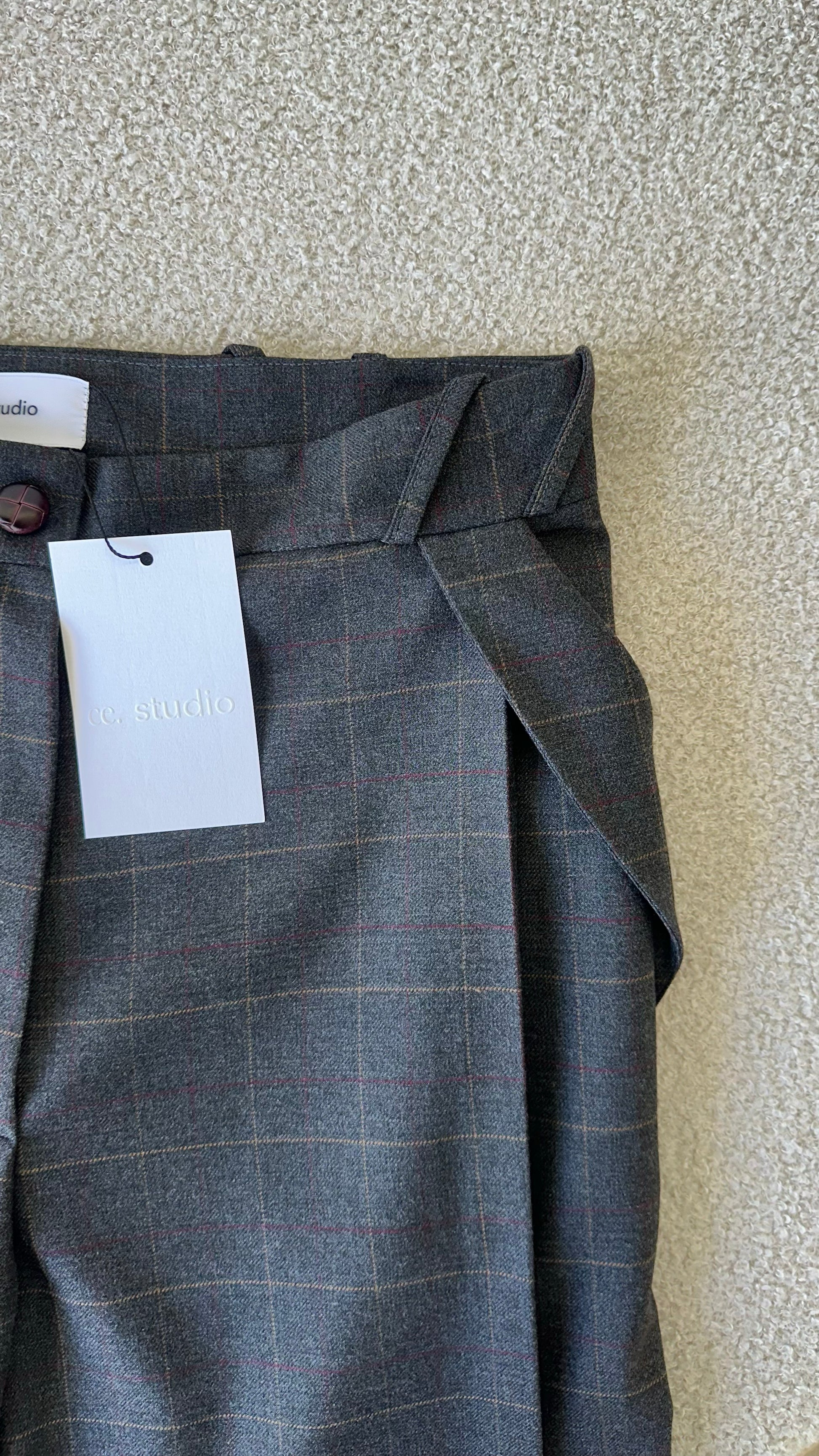 Pantalón traje recto