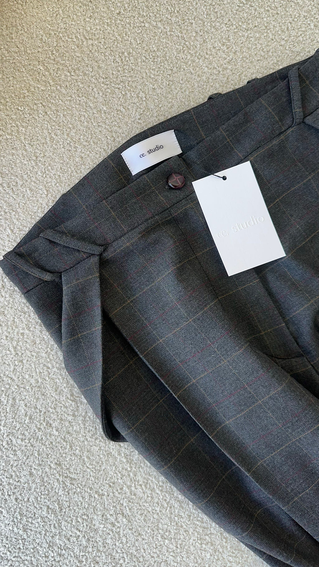 Pantalón traje recto