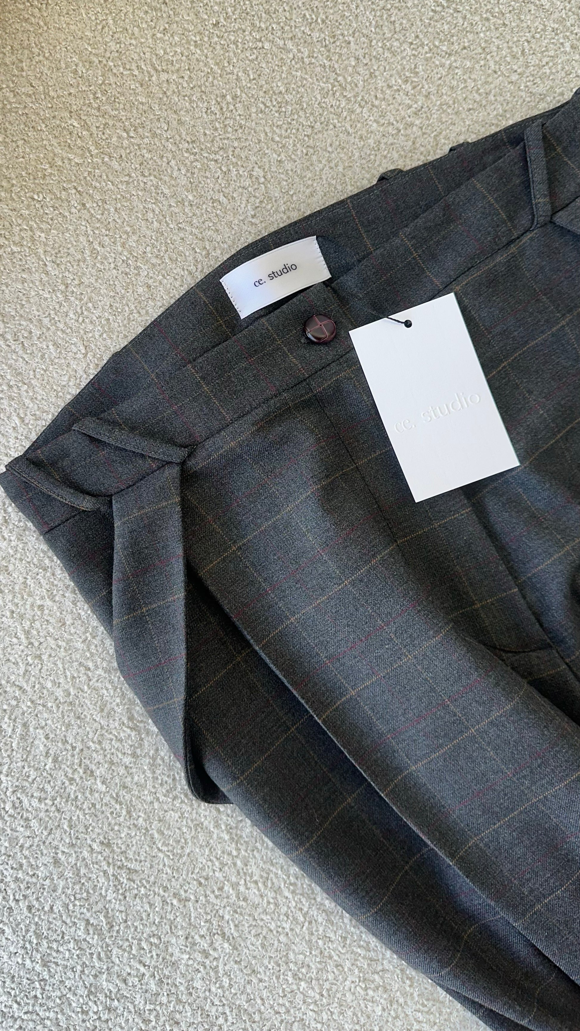 Pantalón traje recto