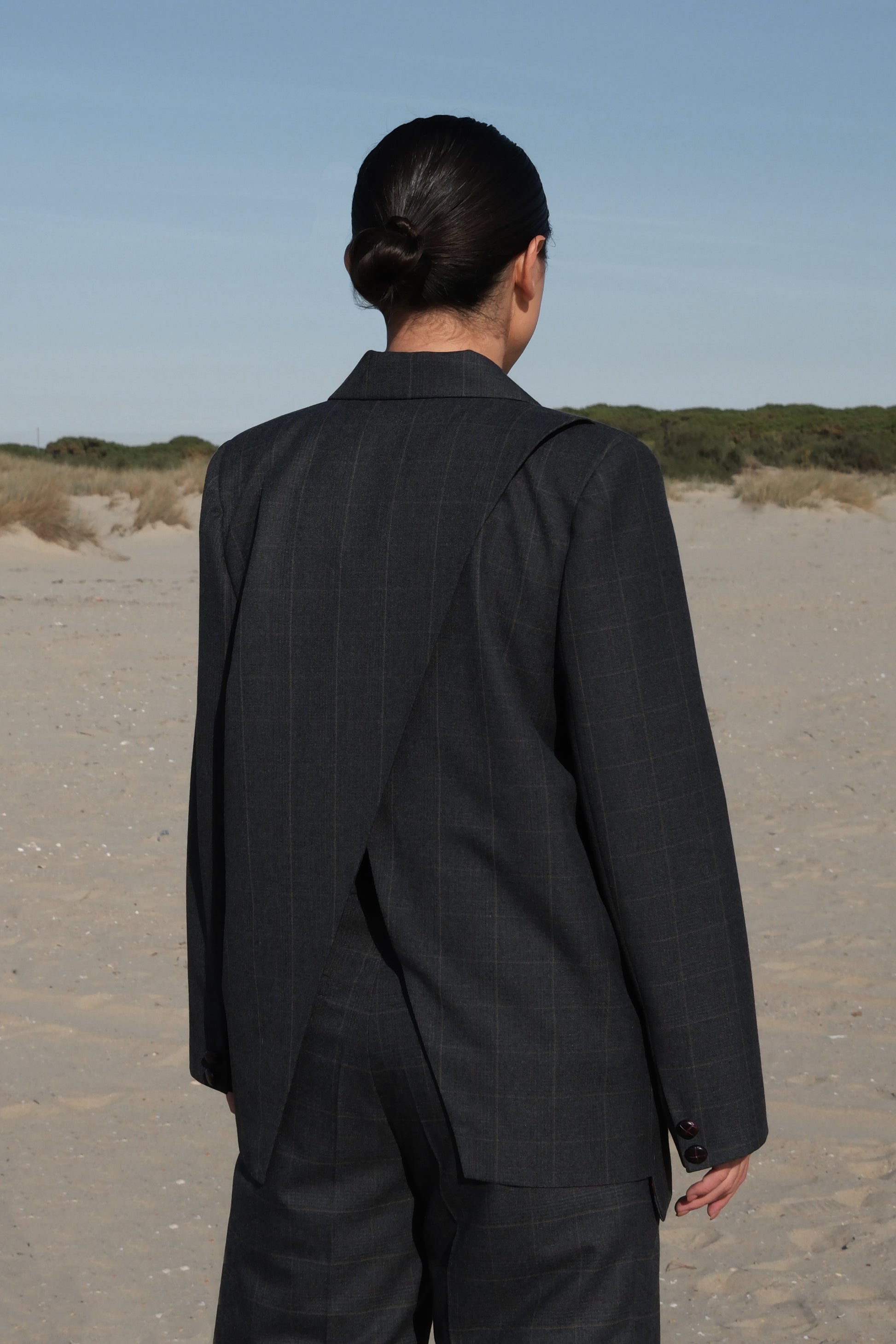 Blazer traje oversize