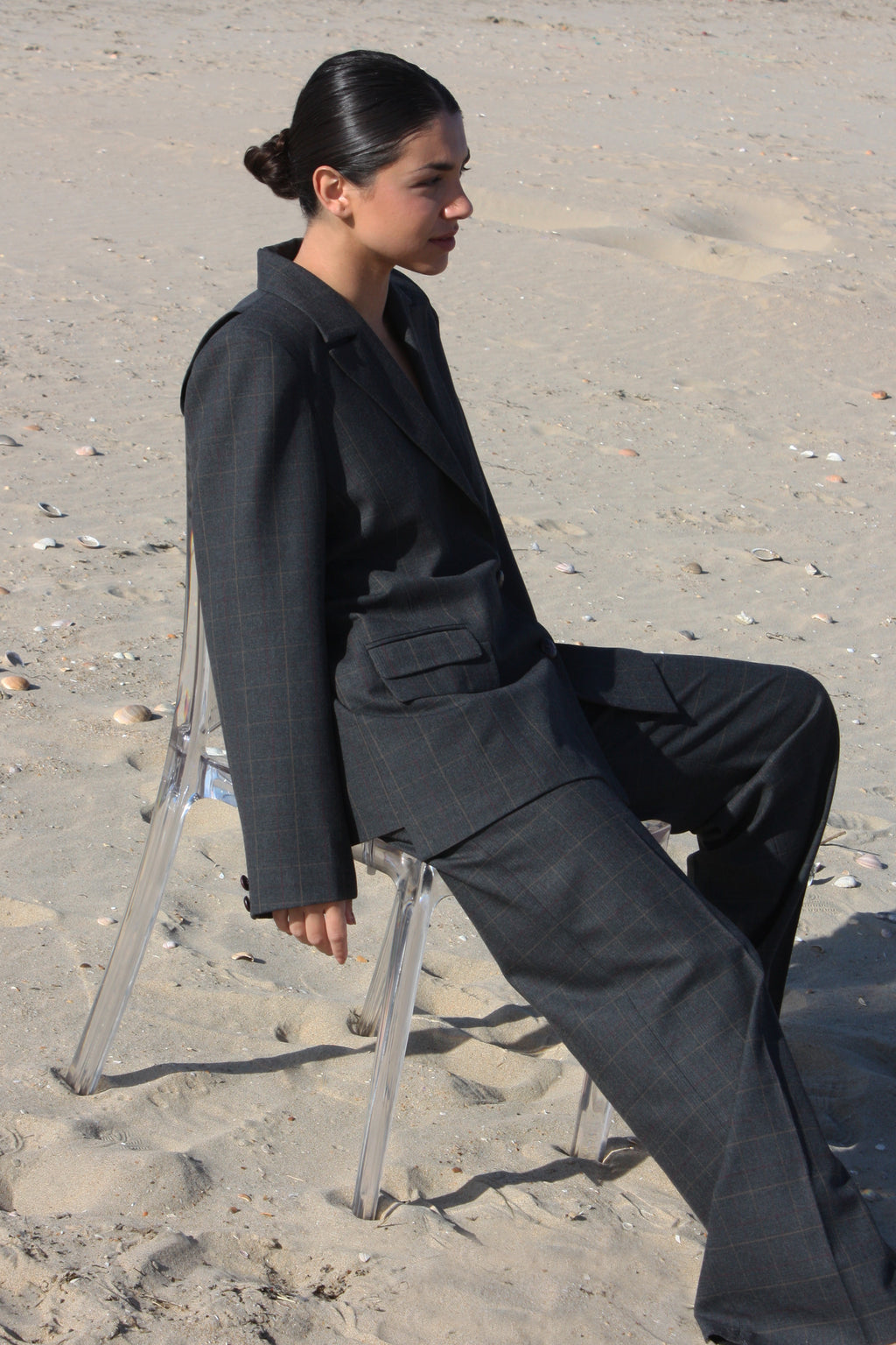 Blazer traje oversize