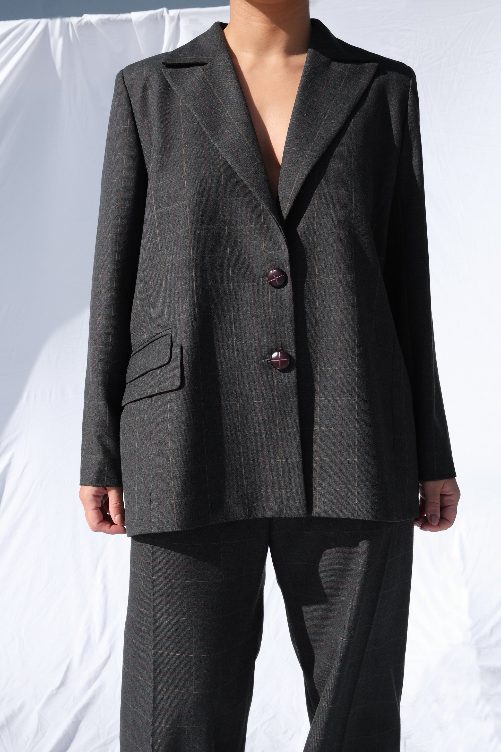 Blazer traje oversize